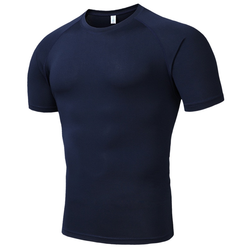 Eli 22 menn sommer kortermet t-skjorte treningssentre fitness bodybuilding t-skjorter o-hals t-skjorter med trykk