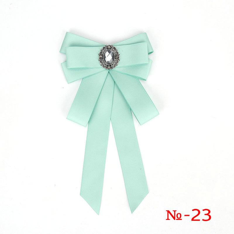 Mode Vlinder Knoop Lint Diamant Bowtie College Dames Wit Rhinestone Shirts Strikje Cadeau Voor Vrouwen Accessoires