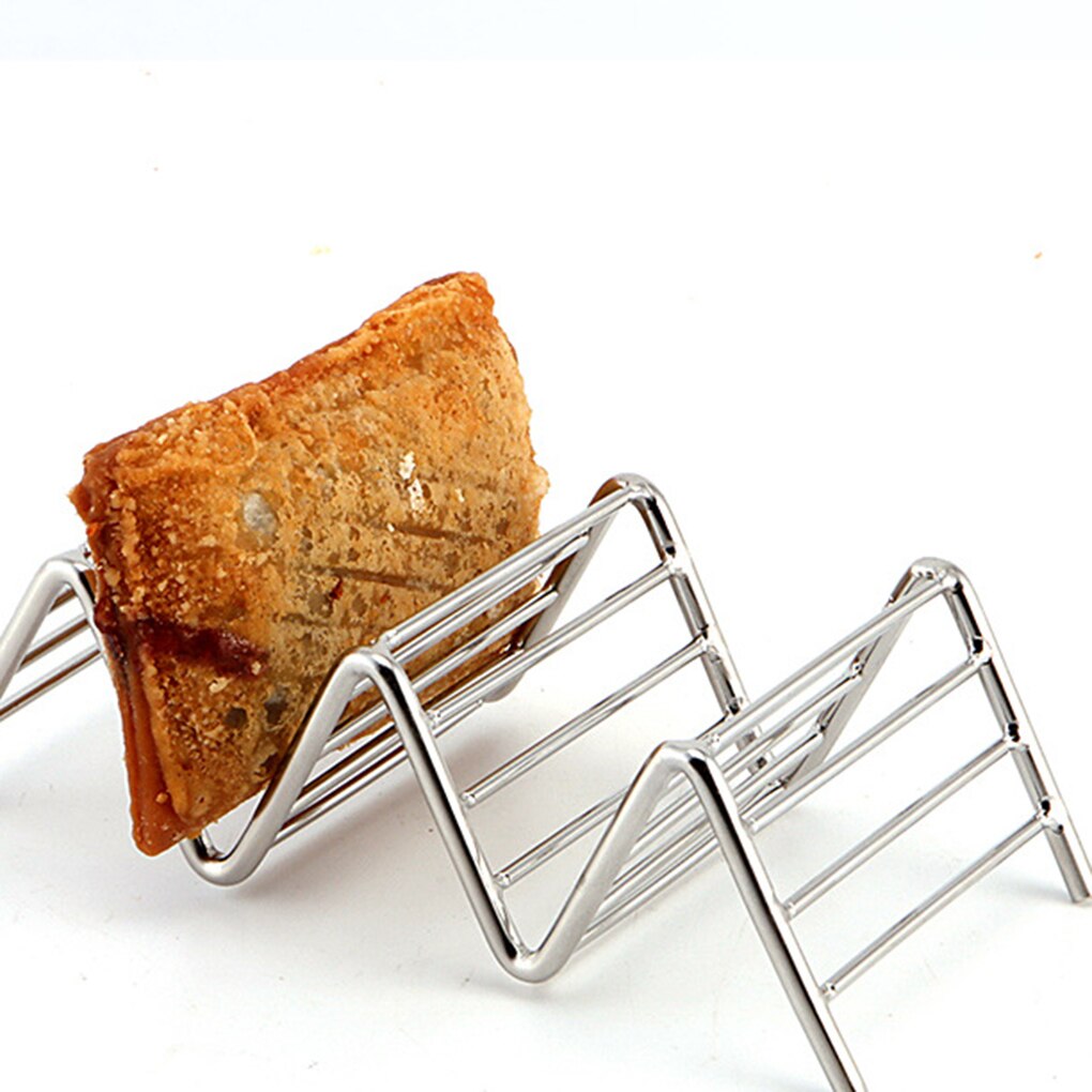 Brand Taco Holder Taco Stand Stainless Steel Rustproof Rack Bracket Tray Style for Baking Dishwasher