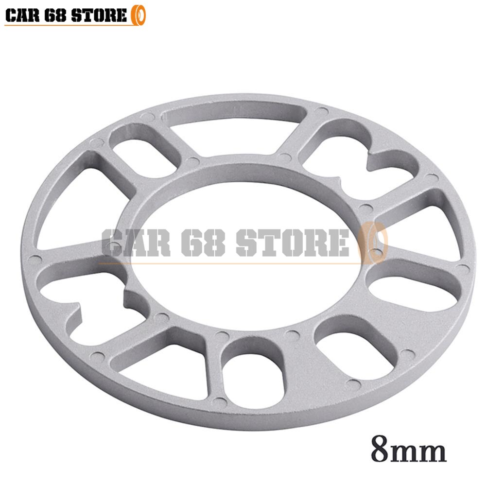 3mm 5mm 8mm 10mm Universal Aluminum Fit 4&amp;5 Lug Car Wheel Spacer Shims Plate 4x100 4x114.3 5x100 5x108 5x114.3 5x120: 8mm