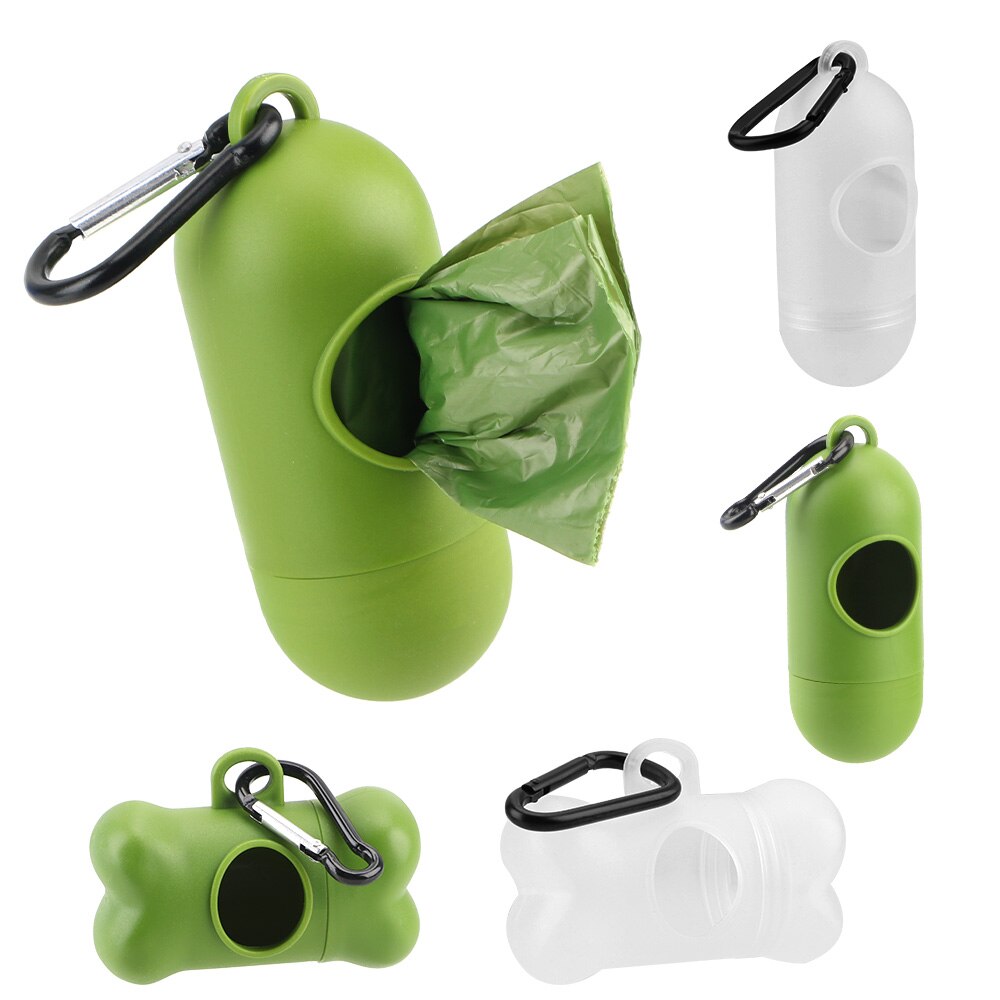 PE Pet Waste Bags Outdoor Pets Trash Box Garbage Holder Dispensers Poop Trash Bag Storage Box Portable Poop Bag Dispensers