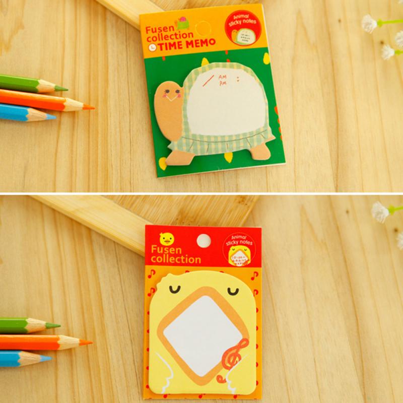 1/5 Pcs Sticky Notes Cute Sticker School Label Student Message Sticker N Times Memo Pad Scrapbooking Stationery