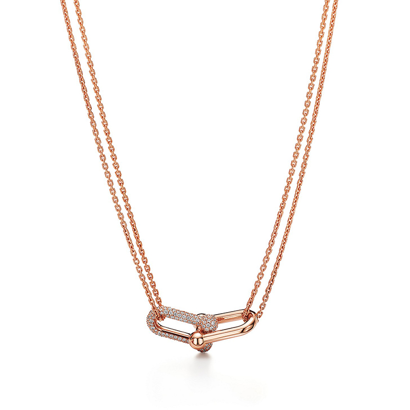 925 Sterlingsilber Choker – Doppelsterne Mit Zirkonen, Vergoldet, Verstellbar