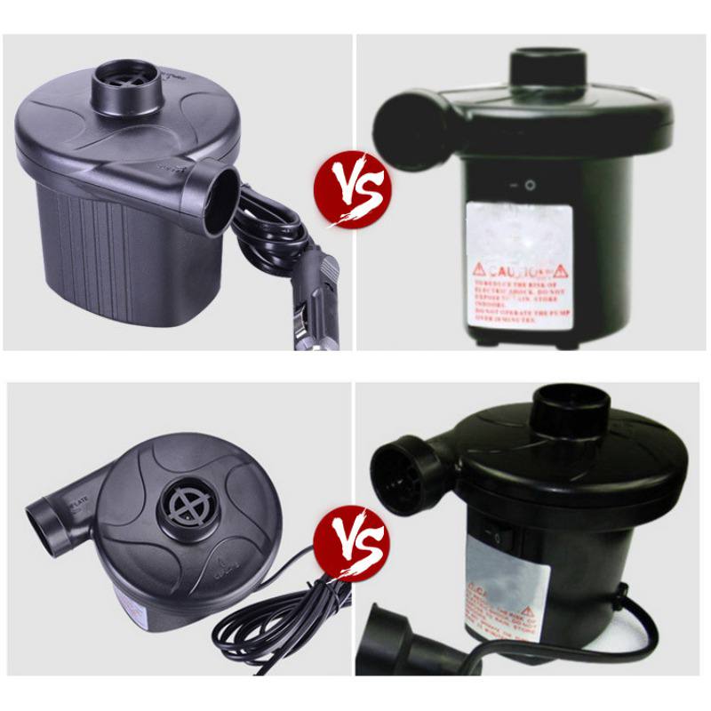 Dc 12v bärbar elektrisk luftpump luftmadrass båt bil auto luftpump för bil camping uppblåsare 2082 x2