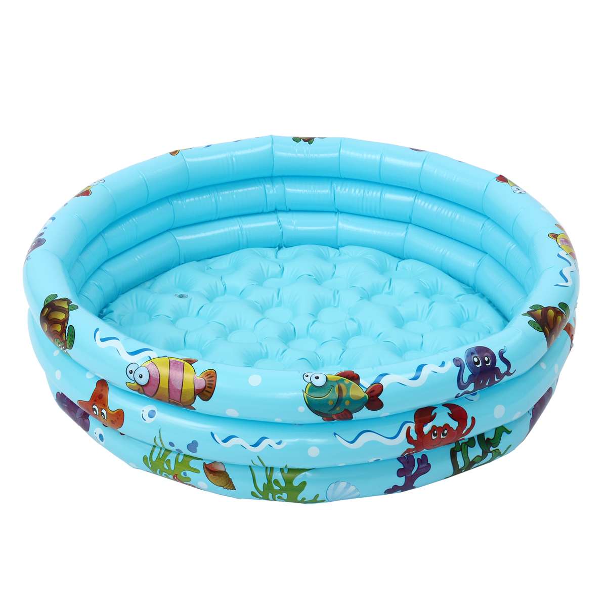 90x25cm Inflatable Baby Swimming Pool Piscina Portable Outdoor Children Basin Bathtub Kids Pool Baby Swimming Pool Water Tub: Blue