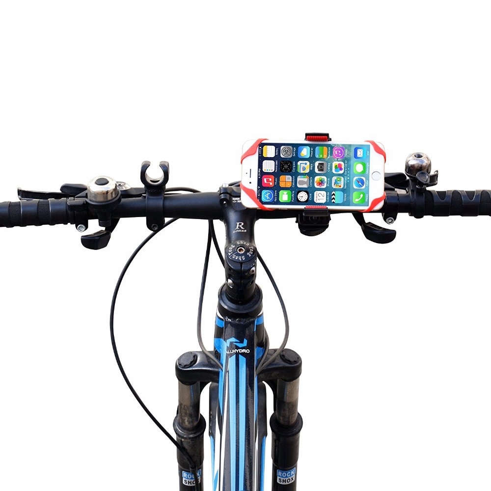 Bike Mount, Ipow Universal Cell Phone Bicycle Rack Handlebar & Motorcycle Holder Cradle for Phone