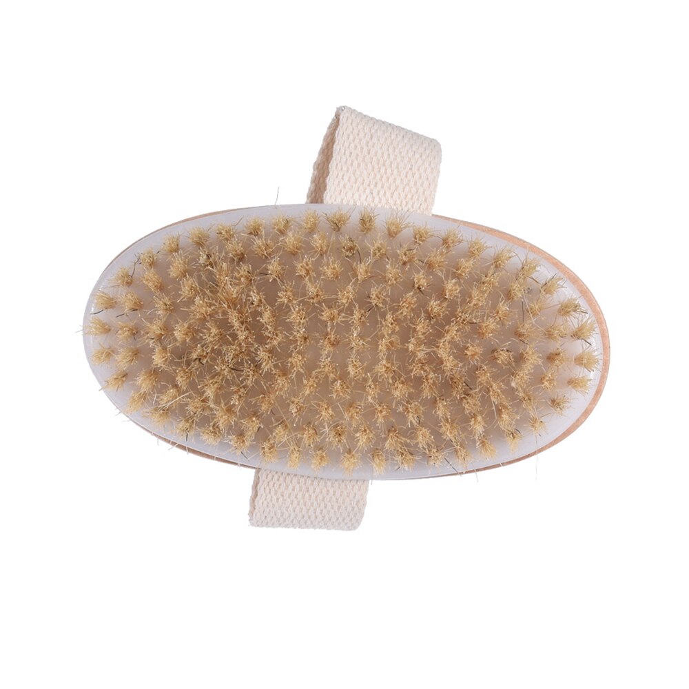 Bathing Brush Dry Skin Body Soft Natural Bristle SPA Brush Without Handle Wooden Bath Shower Brush SPA Exfoliating Body Brush