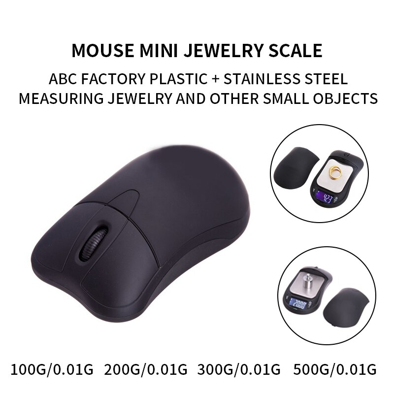 Pocket Scale High Jewelry Weighing Scale Battery Operated Mouse type mini scale