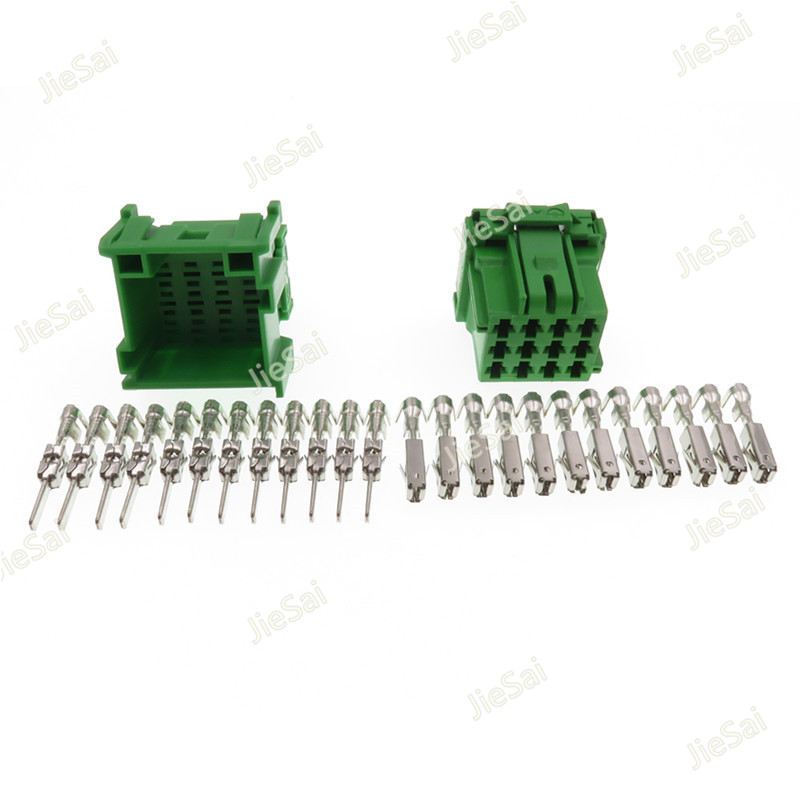 12 Pin 1-967627 8-968972-1 Auto Car CD Player Plug Wire Socket Female Male Connector