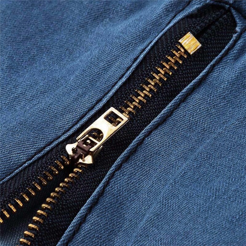 Heren Jeans Denim Pocket Broek Zomer Herfst Dunne Slanke Regular Fit Straight Jeans Elasticiteit Rekbare Mannelijke Mode grote maten