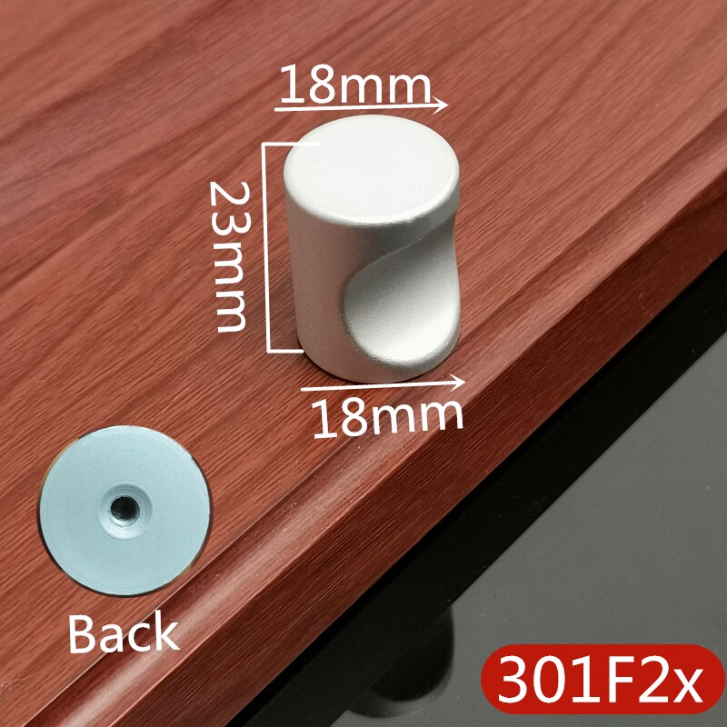Verschiedene Stil Kleine Einzigen Knopf des Raum Aluminium Schublade Ziehen Für Küche Schrank Möbel Zubehör Schrank Tür Griff: D301F2