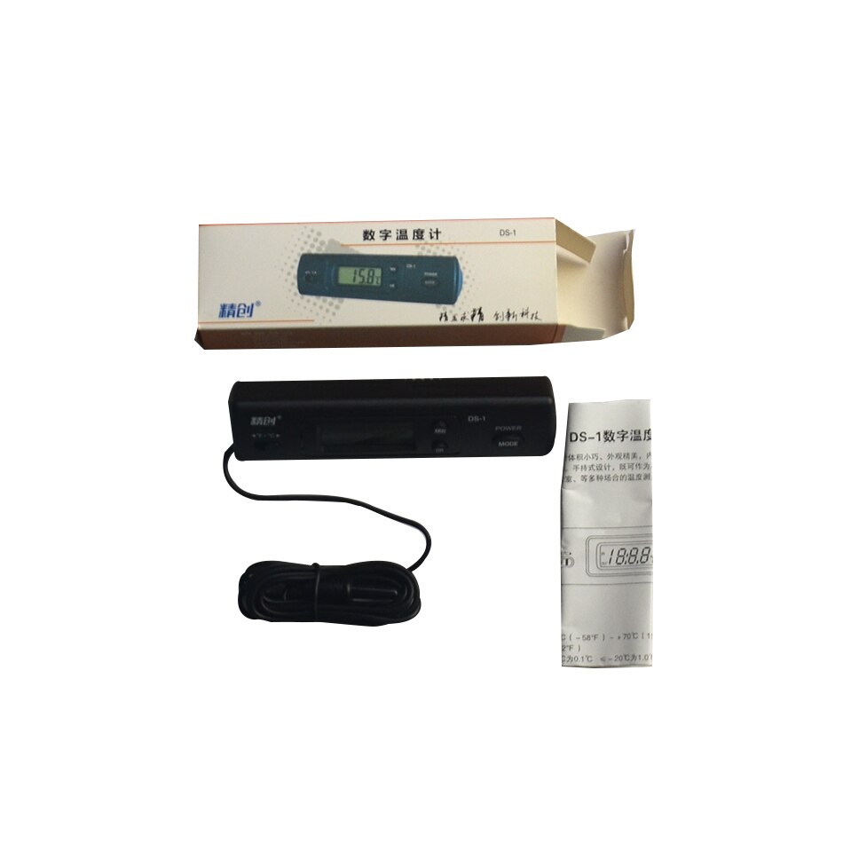 Electronic Thermometer Probe Sensor Temperature Tester Portable LCD Digital Temperature Meter for Refrigerator Air-condition