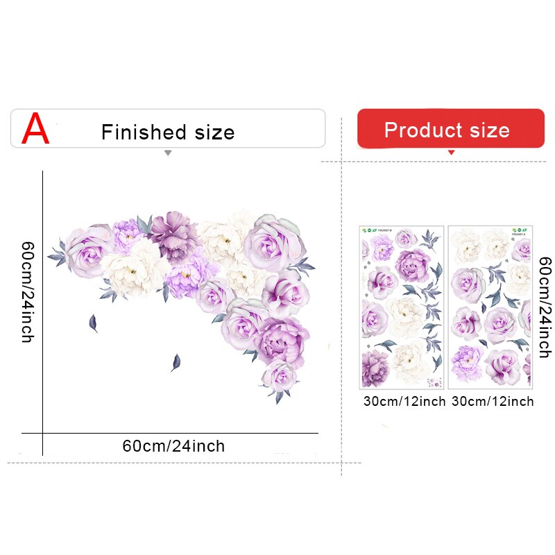 decalmile Roze Bloem Fairy Muurstickers Paardebloem Bloemen Vlinder Muurstickers Meisjes Slaapkamer Baby Kwekerij Kinderkamer Muur Decor