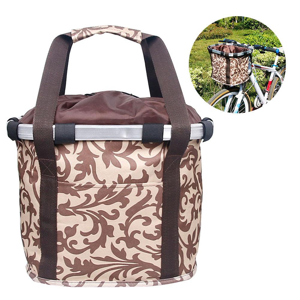 Animaux chat siège chien vélo panier avant amovible vélo panier chien transporteur étanche animaux siège vélo panier cyclisme accessoires: Jaune