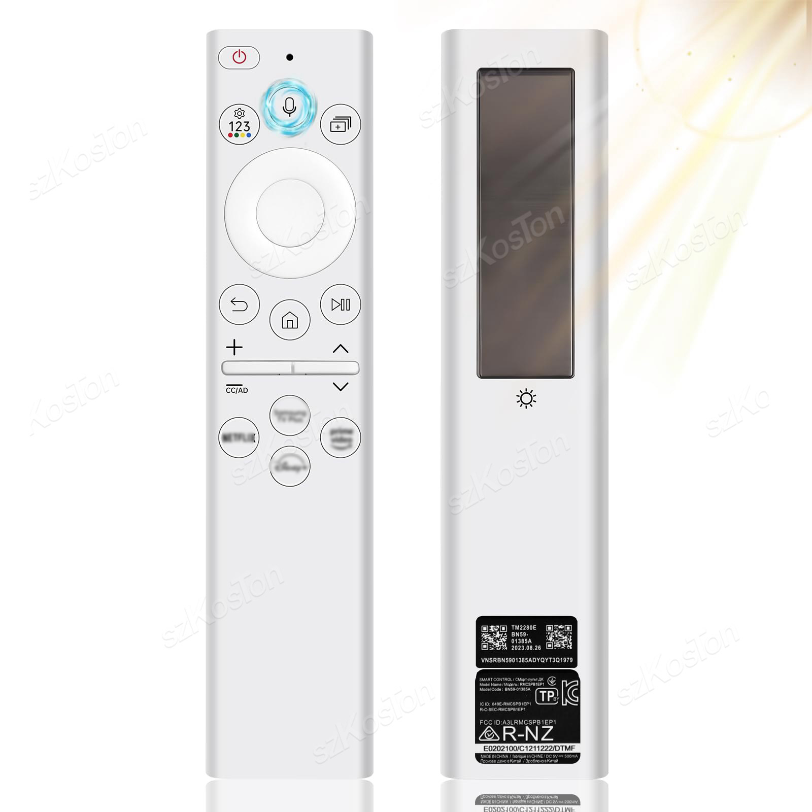 Zamiennik BN59-01391A Solar Voice Remote do telewizorów Samsung Solar Charging Remote do Samsung Smart TVs Frame 4K 8K Neo QLED