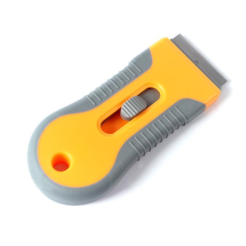 PRO Window Tint Tool Ceramic Glass Oven Cleaner Plastic Scraper Razor Blade Holder Removal Sticker Automotive Film Cleaning Tool