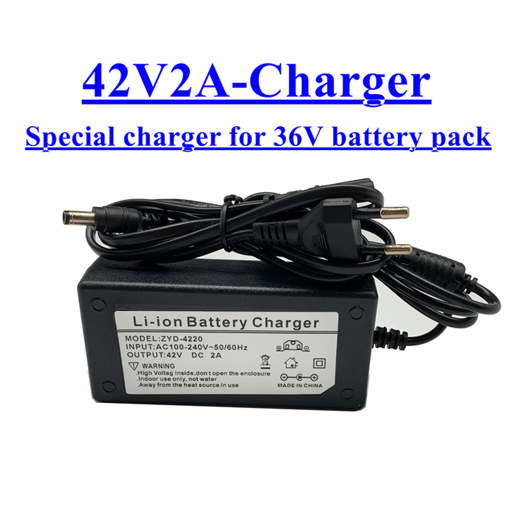 36-V-Akku, 100 % echt, , 36 V, 3500 mAh, 10S1P, 18650 Lithium-Ionen-Akku, 20 A, mit BMS, Rolle und Fahrrad: Grün