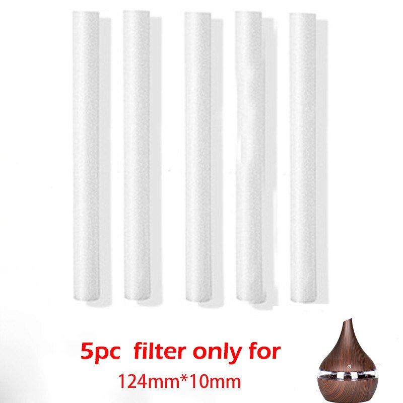 300ml wood grain aromatherapy essential oil diffuser 7 color Moon light ultrasonic cold fog Mini humidifier air purifier: White