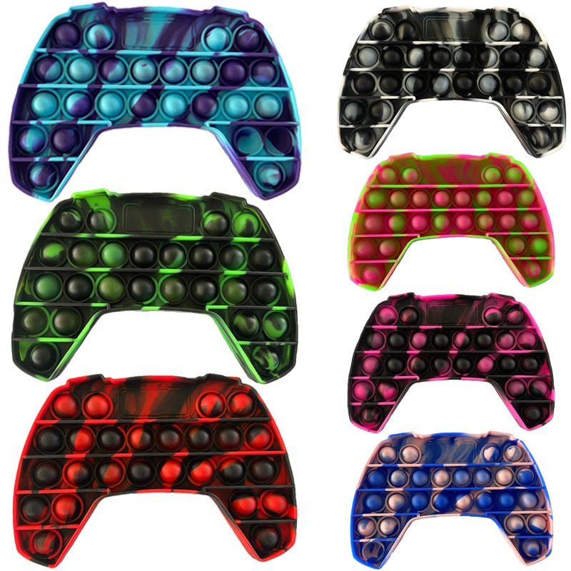 Push Up Bubble Kids Simple Dimple Fidget Toy Adult Antistress Hand Gamepad Push Pop Bubbles Sensory Toys Children Autism