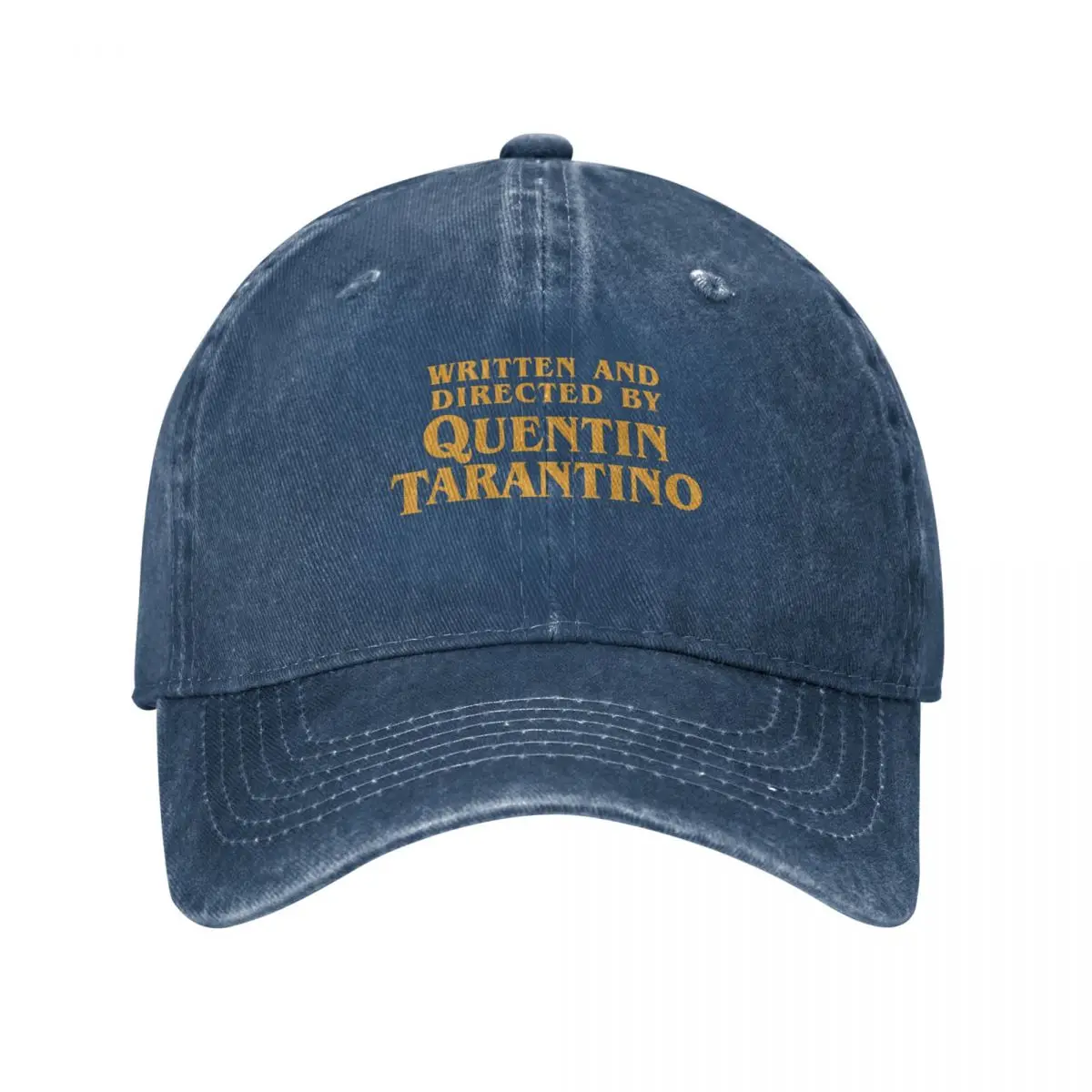 Written And Directed By Quentin Tarantino Film Django Kill Bill Baseball Cap Washed Headwear Activities Adjustable Fit Hats Cap: Navy Blue