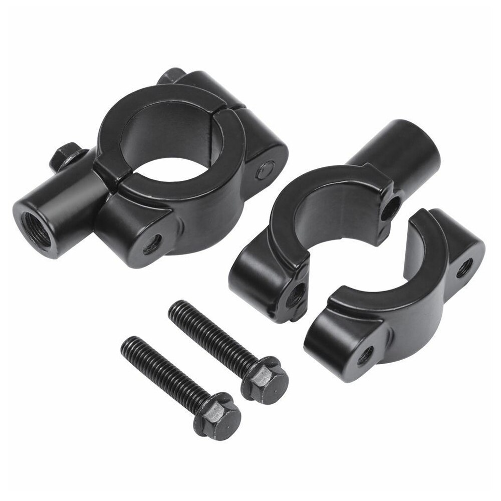 aluminium 10mm 7-8 tommers motorsykkelhåndtak bakspeiladapter klipspeil til atv med 7/8 tommers  (22 mm)  styr