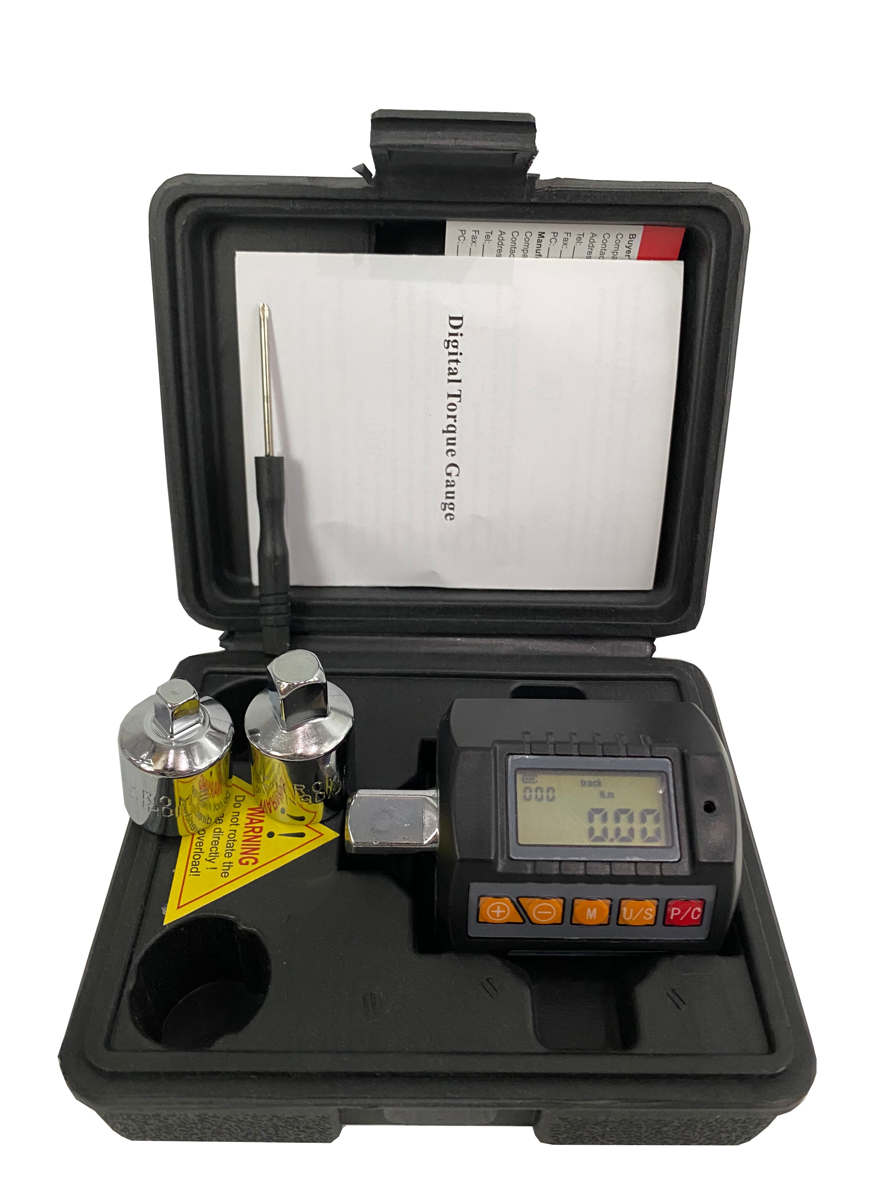 Digitale Momentsleutel Adapter Micro Meter Met 1/2 Inch 13.5 135N. M Divisie Waarde 0.1N. M