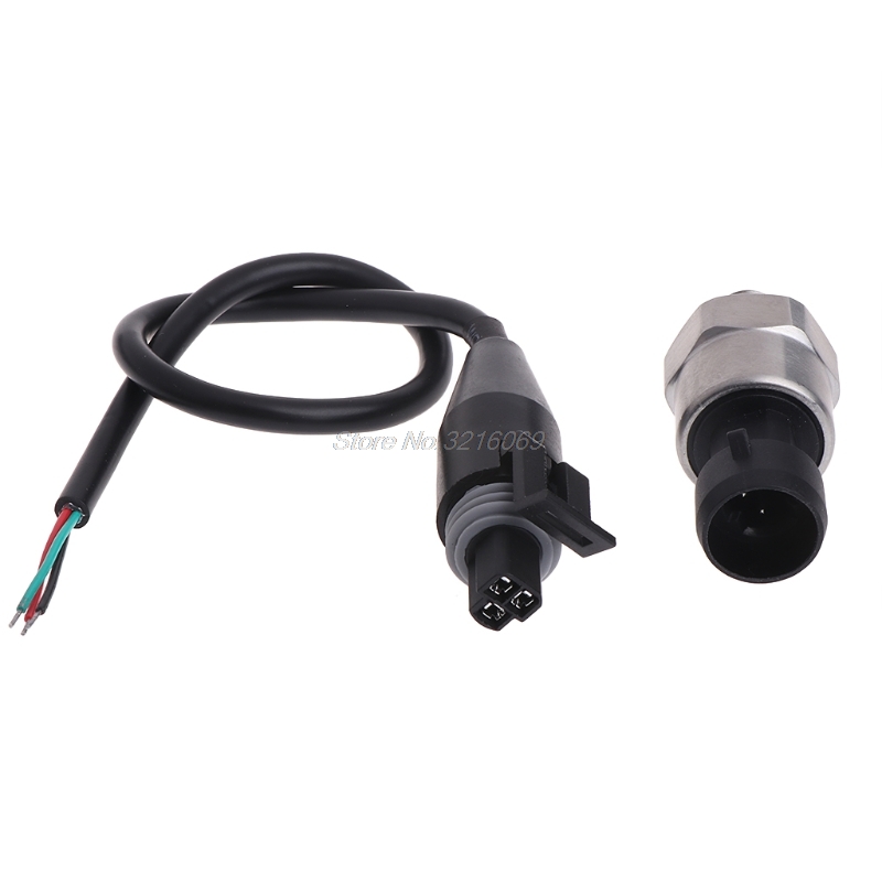 DC 5V 1/8NPT Pressure Transducer Transmitter Sensor Stainless Steel Oil Air Water 30/100/150/200/300/500 psi Whosale&amp