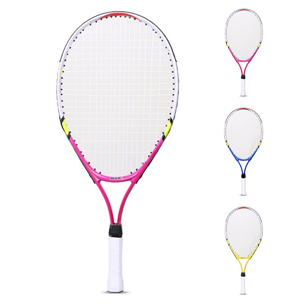 1pc Triangular Children Competition Teen Training Outdoor Sports Tennis Racket School Aluminum Alloy Grip Practicing Playground
