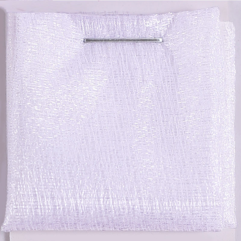 Mariage garn tyll rulle skir kristall organza tyg födelsedag event fest tillbehör för bröllop bakgrund dekoration 48cm*10m: Vit