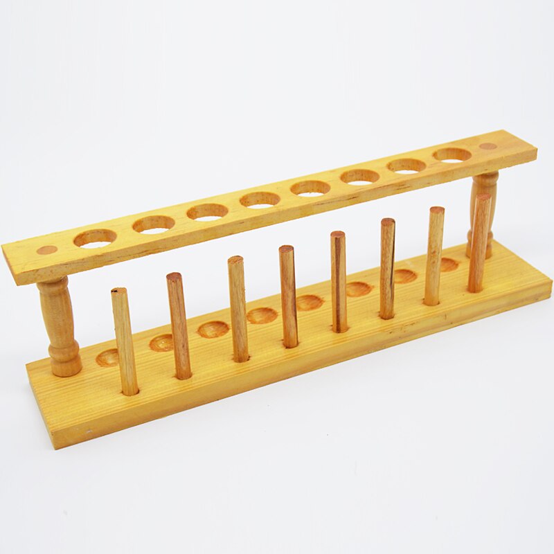 Wooden Test Tube Rack 8 Holes Wooden Test Tube Rack Chemical Laboratory Supplies