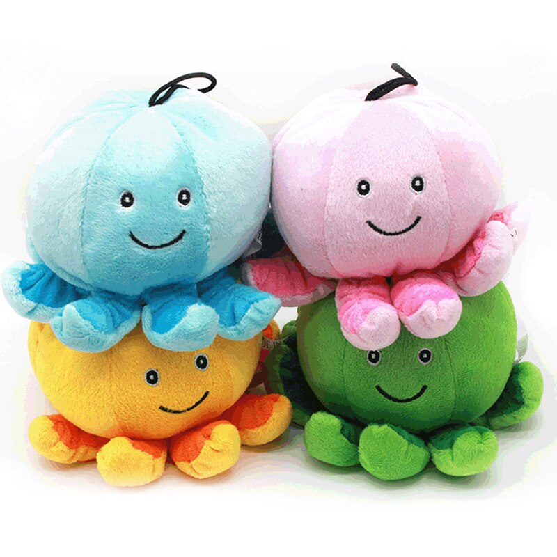 Pieuvre couleur pieuvre Paul peluche animal de compagnie jouet sonore drôle chat jouet sonore en peluche chat de compagnie réaliste jouet sonore