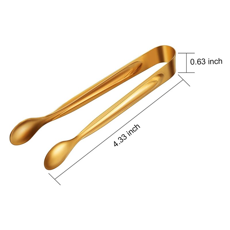 12 sztuk szczypce cukru szczypce robić lodu ze stali nierdzewnej mini szczypce robić serwowania przekąnarty szczypce małe szczypce kuchenne na spotkanie przy herbacie kawy