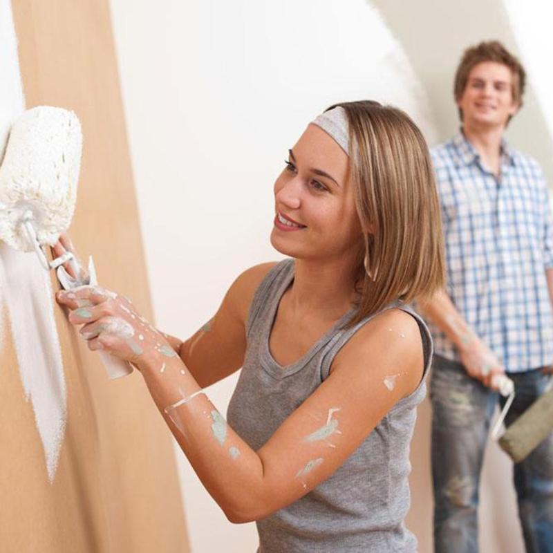 5pcs/6pcs Paint Roller Kit Decorating Painting Brush Runner Tool Set for Home Room Wall Paint Painting DIY Craft