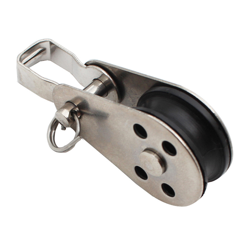 Katrol Touw Katrol Swivel Type Rvs Katrol Met Ring Gesp Nominale Diameter 8Mm Dragende