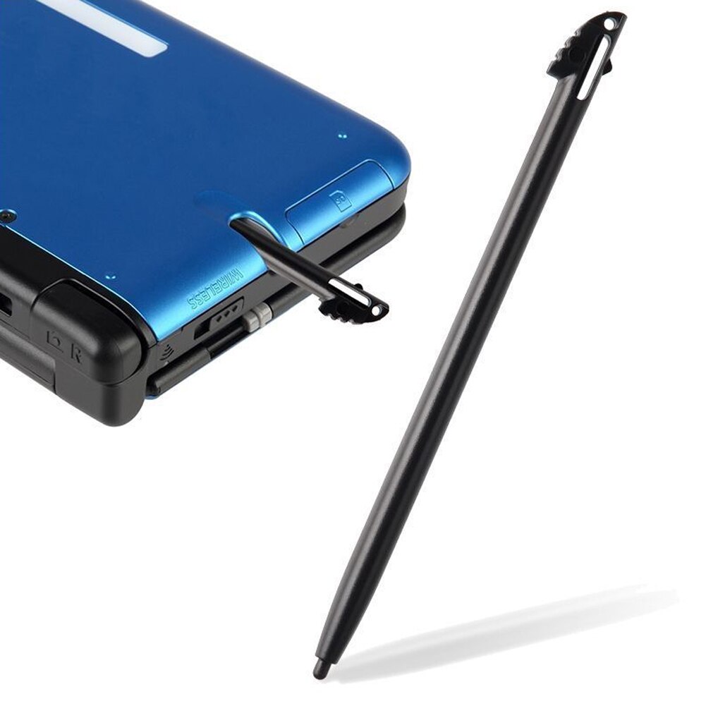 Penna stilo universale 2 X penna stilo Touch Screen in plastica nera per Nintendo 3DS N3DS XL LL nuovo