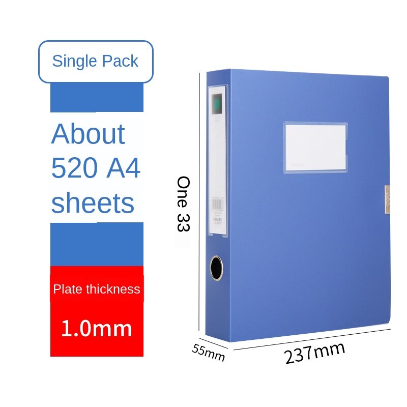 File Box A4 Tfile Box Glued Data Box Folder Storage Box File Set Multiple Specifications: Style11