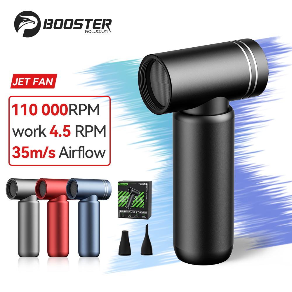 Booster Fan Turbo W03 Mini stark tragbar Luft Gebläse 110000 RPM Elektrisches Turbogebläse, Luftstaubsauger, Reiniger, Autoreinigung