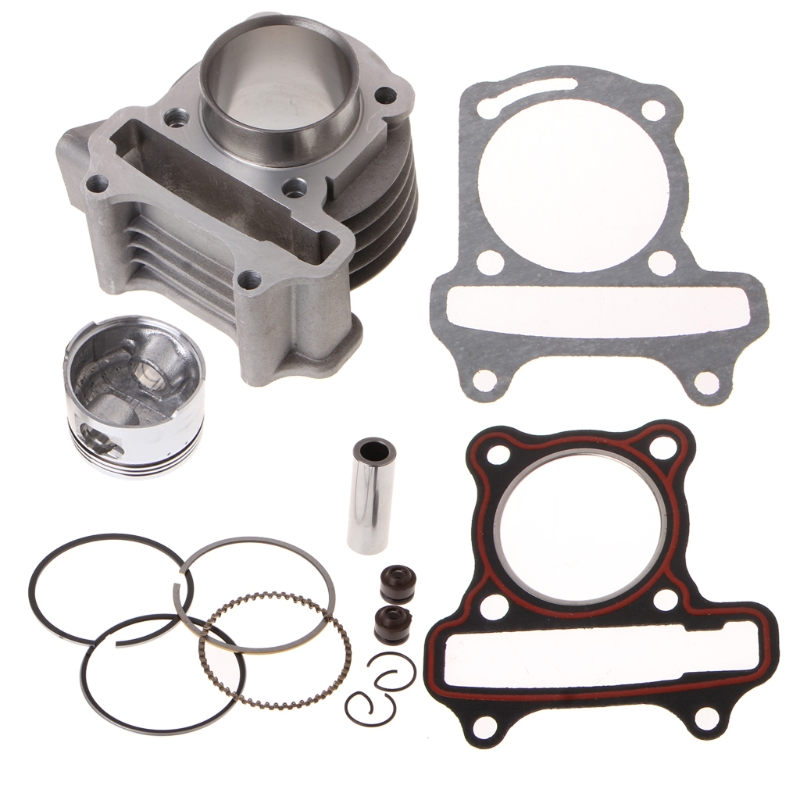 47mm big bore kit männän renkaat sovi  gy6 50cc to 80cc 4 tahti skootteri mopo atv 139 qmb 139 qma moottori