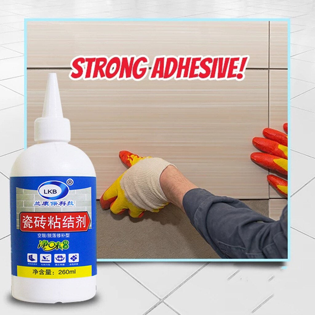 Tile Repair Adhesive Glue Easy Bonded Heavy Duty Tile Glue Tile Loose Repair Agent Adhesive Renovations Home Tools