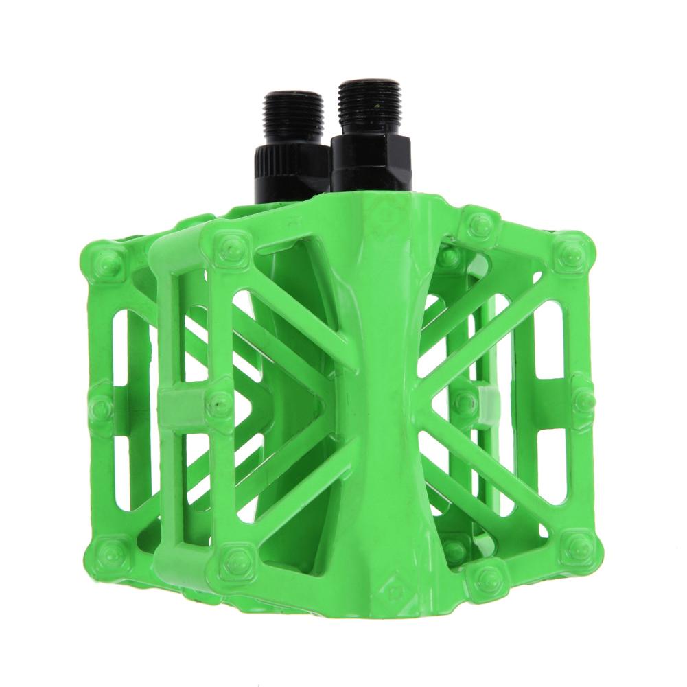 Mountainbike pedal mtb pedaler bmx cykel platt aluminiumlegering pedal nylon flerfärgad mtb cykling sport ultralätta tillbehör