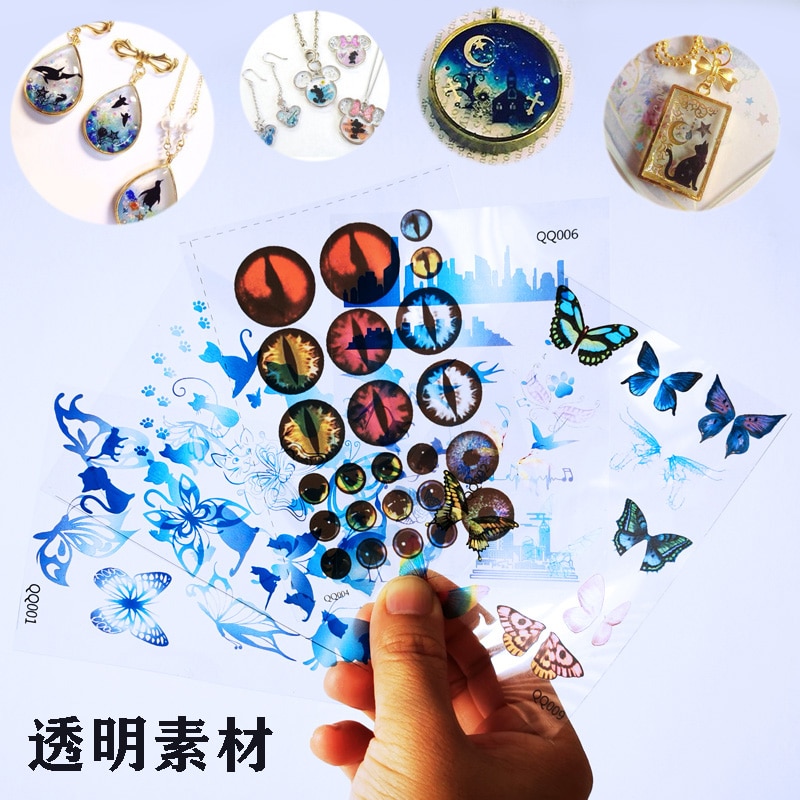 1pc Style Tree Halloween Cat Fish Transparent Material With Use Of Epoxy Mold Making Tool Filling For DIY Jewelry