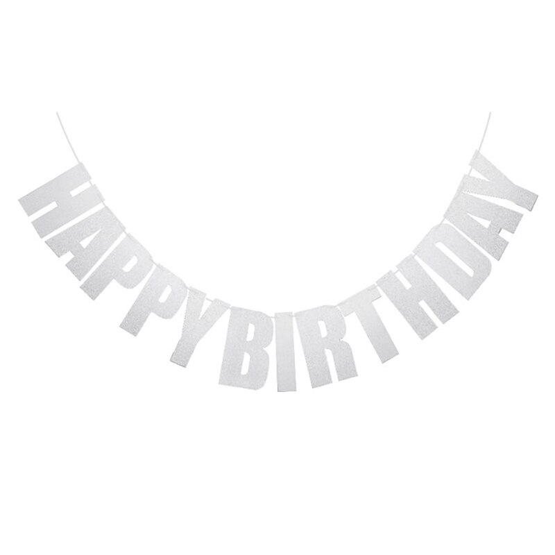 Grattis på födelsedagen banner första födelsedag pojke flicka part leveranser papper krans bunting banner baby shower födelsedag dekoration: Banner  b6