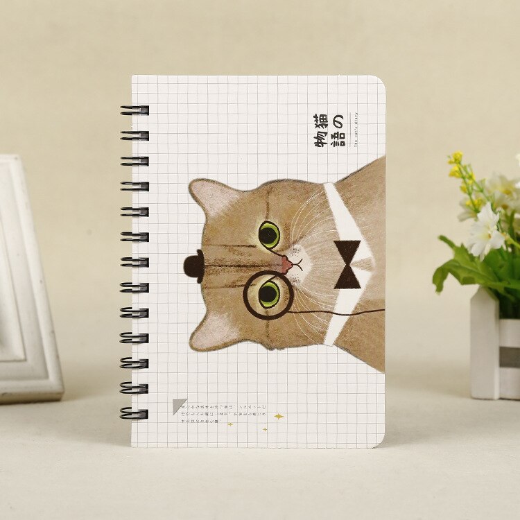 Leuke Notebook Draagbare Agenda A6 Dagboek Journal Wekelijkse Maandelijkse Planner Schoolbenodigdheden Stationair Organizer Schema: A CAT 04