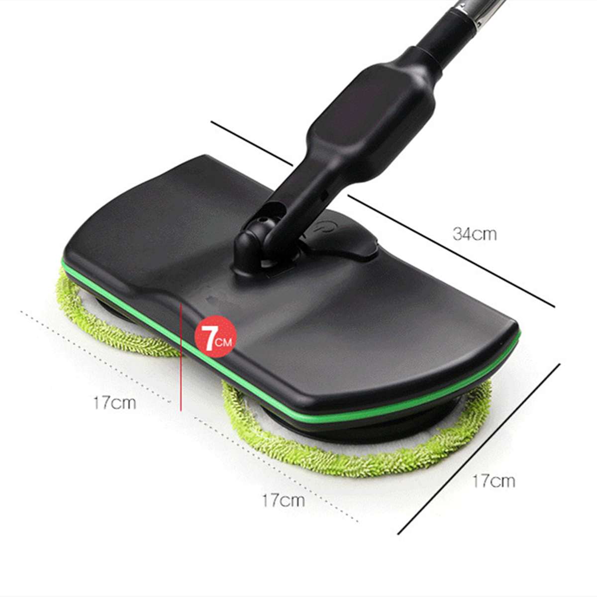 Rechargeable Wireless Rotary Electric Floor Mops Home Cleaner Scrubber Polisher Household Cleaning Accessories Tools 135cm