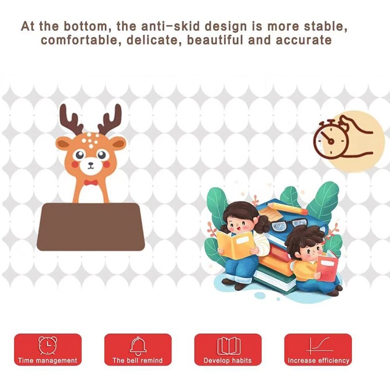 2 Stuks Leuke Keuken Timer, Mechanische Timer Voor Kinderen, 60 Minuten Dier Timer Voor Koken/Lezen/Spelen Sport