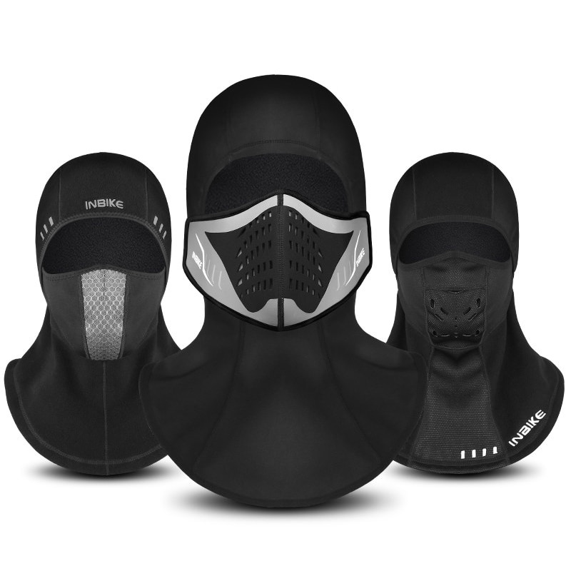 Winter Fiets Gezichtsmasker Cap Ski Bike Masker Gezicht Thermische Fleece Snowboard Shield Hoed Koude Hoofddeksels Fietsen Gezichtsmasker