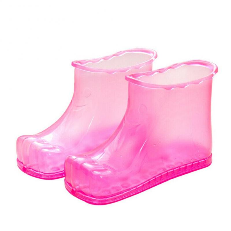 Botas para masaje de pies, zapatos para el baño cubo masajeador, cuidado de los pies, suministros de baño, 1 par: 02 16.5cm