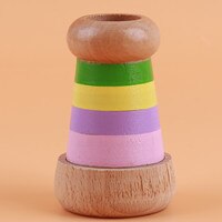 Cute Wood Magical Mini Kaleidoscope Bee Eye Effect Polygon Prism Children Toy Special For Children Over 2 Years: brown