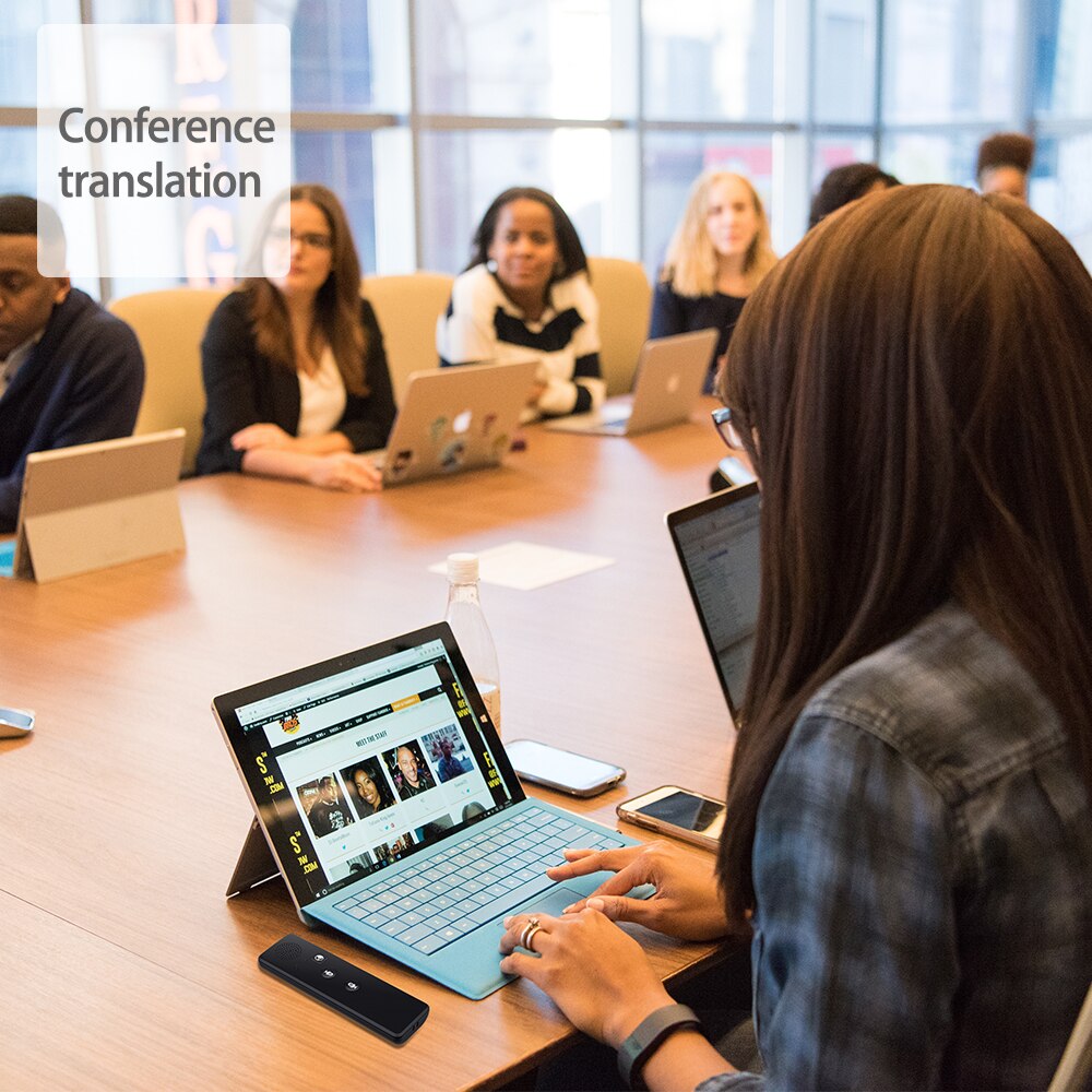 kebdumei Portable Smart Voice Translator Real Time Multi-Language Speech Translator 3 in 1 voice Text Bluetooth Translator