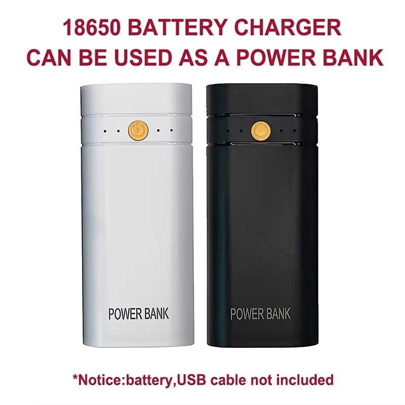5V 2A 2*18650 Batterijlader Draagbare Powerbank Kit DIY Snelladen - Powerbank Behuizing USB Type-C Powerbank Oplaaddoos
